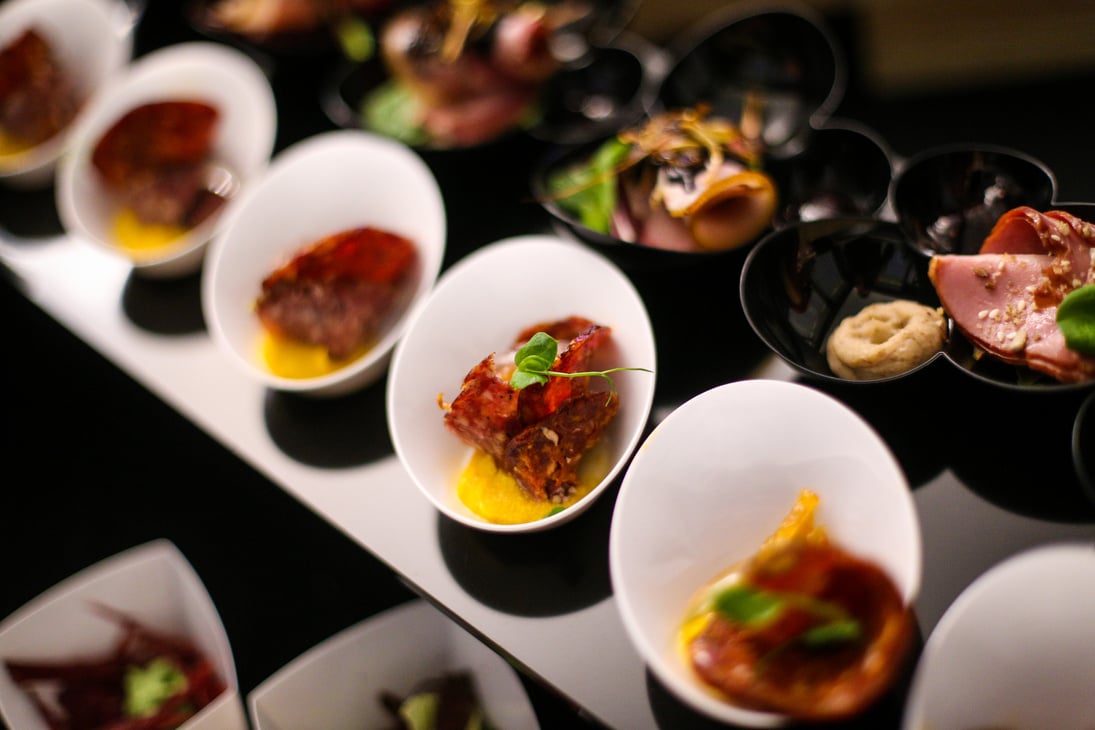 Fine dining appetizers